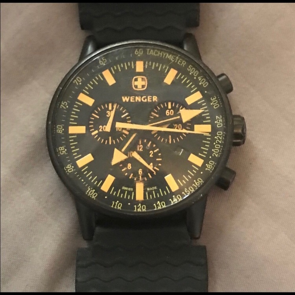 Wenger Commando Orange Watch